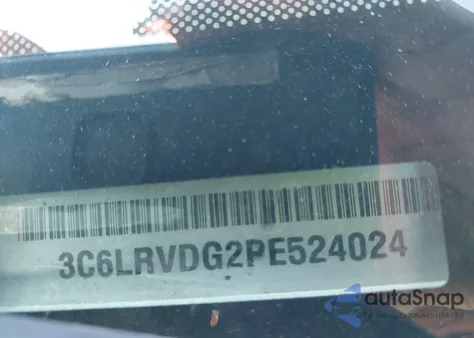 2023 Ram Promaster 2500 High Roof 159 Wb z USA, uszkodzony, nr VIN 3C6LRVDG2PE524024